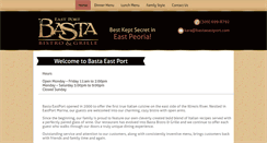 Desktop Screenshot of bastaeastport.com